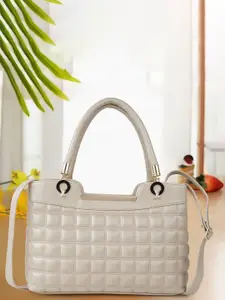 SPOTIC Shopper Satchel with Quilted