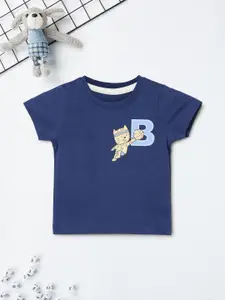 max Boys Printed Applique T-shirt