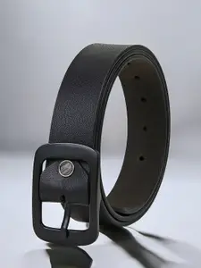 Metronaut Men Textured Leather Formal Belt