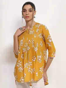 Rangriti Floral Printed Pure Cotton Kurti