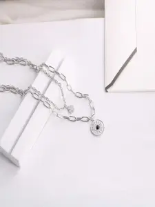 DressBerry Set of 2 Link Necklace With Pendant