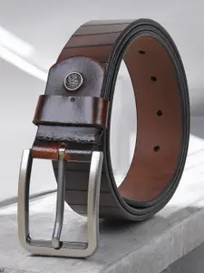 Metronaut Men Textured Leather Formal Belt