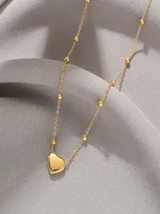 DressBerry Heart Shaped Pendant Chain