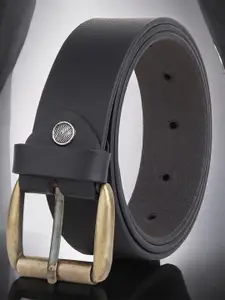 Metronaut Men Textured Leather Formal Belt