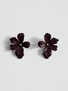 MANGO Floral Shaped Studs Earrings