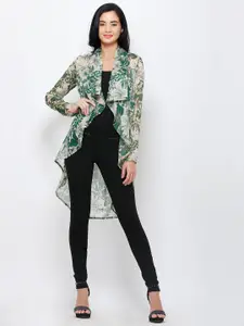 Moda Rapido Floral Printed Longline Shrug
