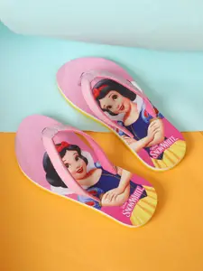 Kids Ville Girls Disney Princess Printed Thong Flip-Flops