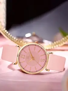 IIK COLLECTION Women Dial & Leather Straps Analogue Watch IIK-3221W