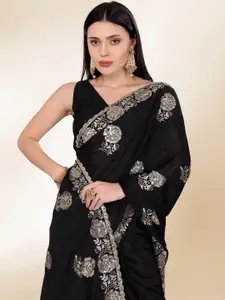 VAIRAGEE Embellished Embroidered Saree