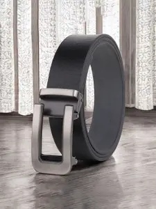 Metronaut Men Textured Leather Formal Belt