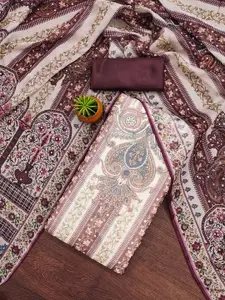 MANVAA Embellished Organza Unstitched Dress Material