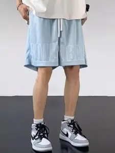 StyleCast Men Typography Printed Sports Shorts