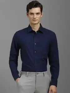 Louis Philippe Men Classic Opaque Printed Formal Shirt