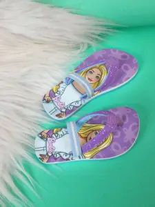 Kids Ville Girls Barbie Printed Thong Flip-Flops