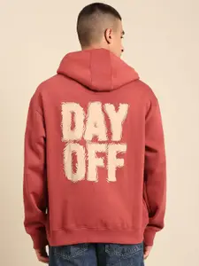 Joven Men Printed Hooded Sweatshirt