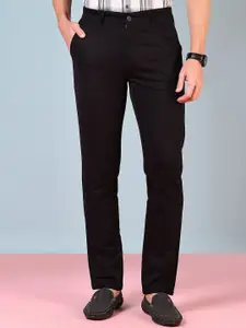 V-Mart Men Regular Fit Mid-Rise Flat-Front Chinos Trousers