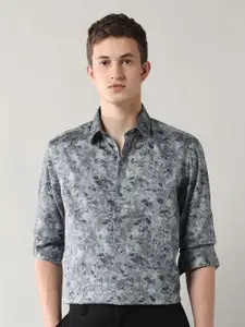 Arrow New York Men Slim Fit Floral Opaque Printed Formal Shirt