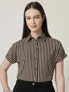 Style Quotient Women Smart Opaque Striped Formal Shirt