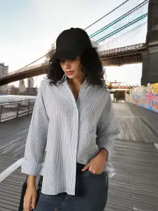 Hubberholme Women Comfort Opaque Striped Casual Shirt