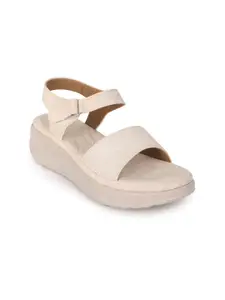 Padchin Women PU Wedge Sandals