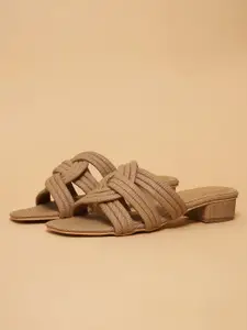 ERIDANI Women Open Toe Flats