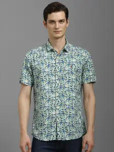 Louis Philippe Jeans Men Slim Fit Floral Opaque Printed Casual Shirt