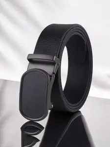 Metronaut Men Textured Leather Formal Belt