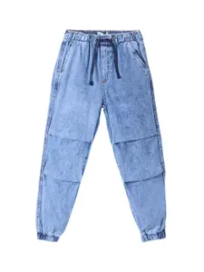 ARIAS By LARA DUTTA Boys Cotton Denim Joggers