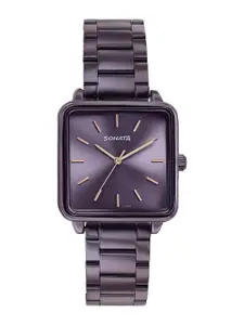 Sonata Women Wedding Edit Dial & Bracelet Style Straps Analogue Watch 87084QM01