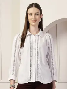 Style Quotient Women Smart Opaque Formal Shirt