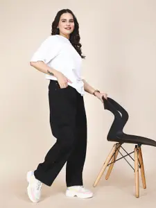 Moda Rapido Women Comfort Relaxed Fit Slash Knee Jeans