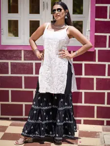 Club Loom Chikankari Chanderi Embroidered Top