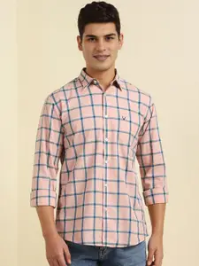 Allen Solly Men Slim Fit Opaque Checked Casual Shirt