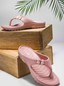 Slipover Women Printed Thong Flip-Flops