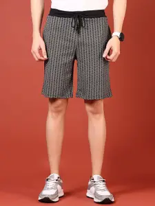 V-Mart Men Checked Printed Shorts