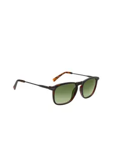 Nautica Men Square Sunglasses With Polarised & UV Protected Lens