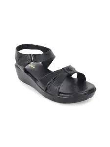 Padchin Women PU Wedge Sandals