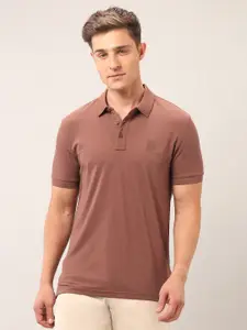 U.S. Polo Assn. Denim Co. Men Brand Logo Polo Collar Pockets Slim Fit T-shirt