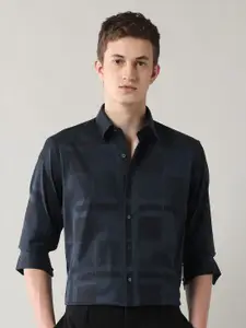 Arrow New York Men Slim Fit Opaque Printed Formal Shirt