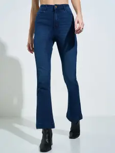 SF JEANS by Pantaloons Women Flared High-Rise Light Fade Jeans