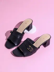 Inc 5 Party Block Sandals with Buckles