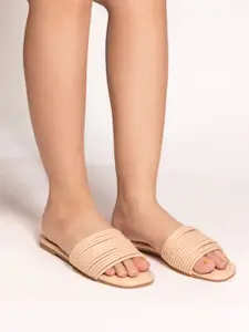 CAI Multi Strapped Peach Flats