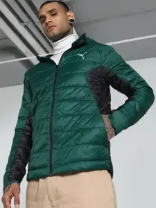 Puma Packlite Pwrwarm Brand Logo Printed Slim Fit Hooded Jacket