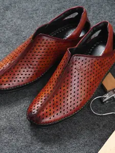 Provogue Men Textured Comfort Sandals