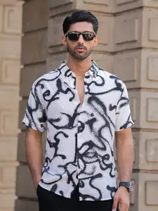 Powerlook Men Floral Opaque Printed Casual Shirt