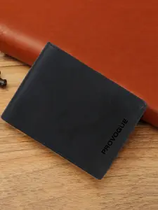 Provogue Men Colourblocked PU Two Fold Wallet