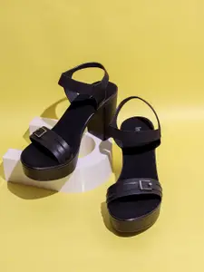 Inc 5 Party Block Sandals with Buckles