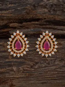 Kushal's Fashion Jewellery Gold-Plated Cubic Zirconia Embellished Bridal Finger Ring