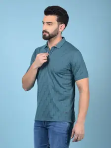 Crimsoune Club Men Polo Collar Pockets Slim Fit T-shirt