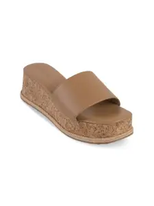 CRIMZON Women Open Toe Flatform Heel Sandals